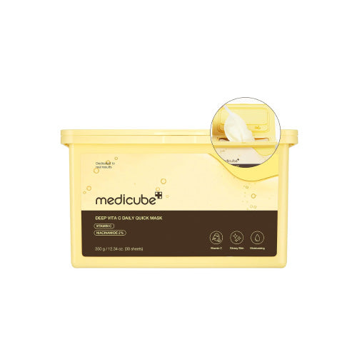 [Mascarillas faciales] Medicube Deep Vita C Daily Quick Mask (30ea)