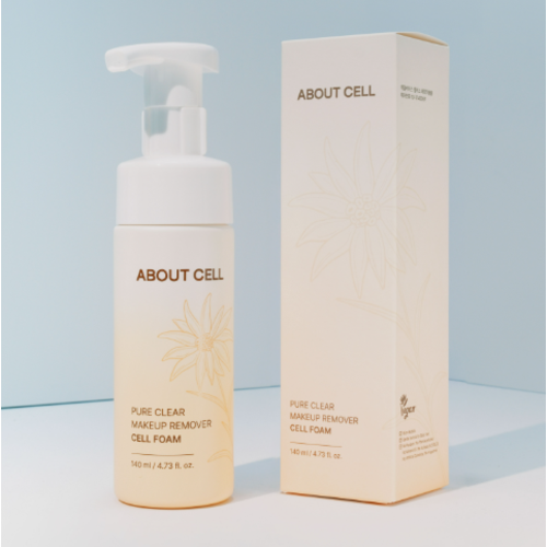 [Limpiador facial] ABOUT CELL PURE CLEAR MAKEUP REMOVER CELL FOAM 140ml