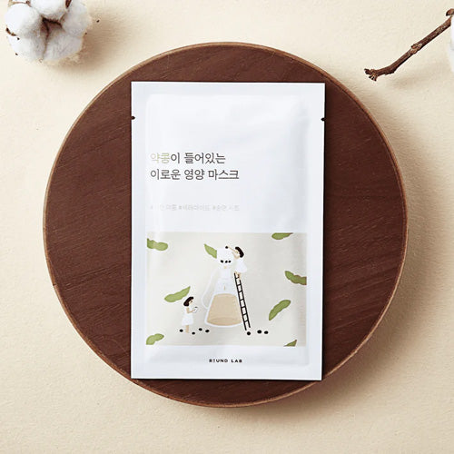 [Mascarilla facial] ROUND LAB Soybean Nourishing Mask (10ea)