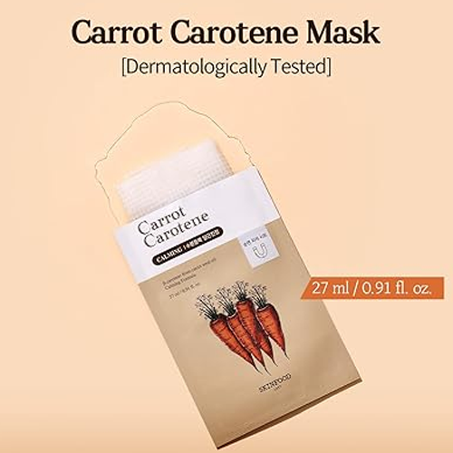 [Mascarilla facial] Skinfood Carrot Carotene Mask (10ea)