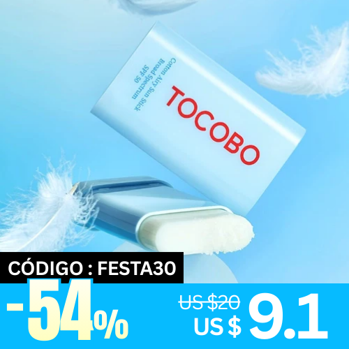 [Protector solar en barra] TOCOBO *renew* Cotton Airy Sun Stick SPF50 19ml