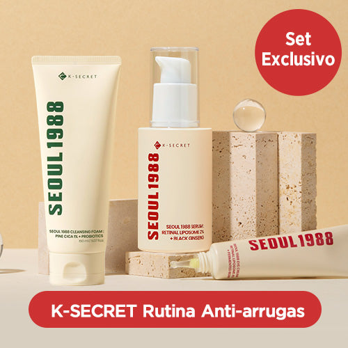 [Set Especial] K-SECRET Espuma Limpiadora + Sérum + Crema Contorno de Ojos