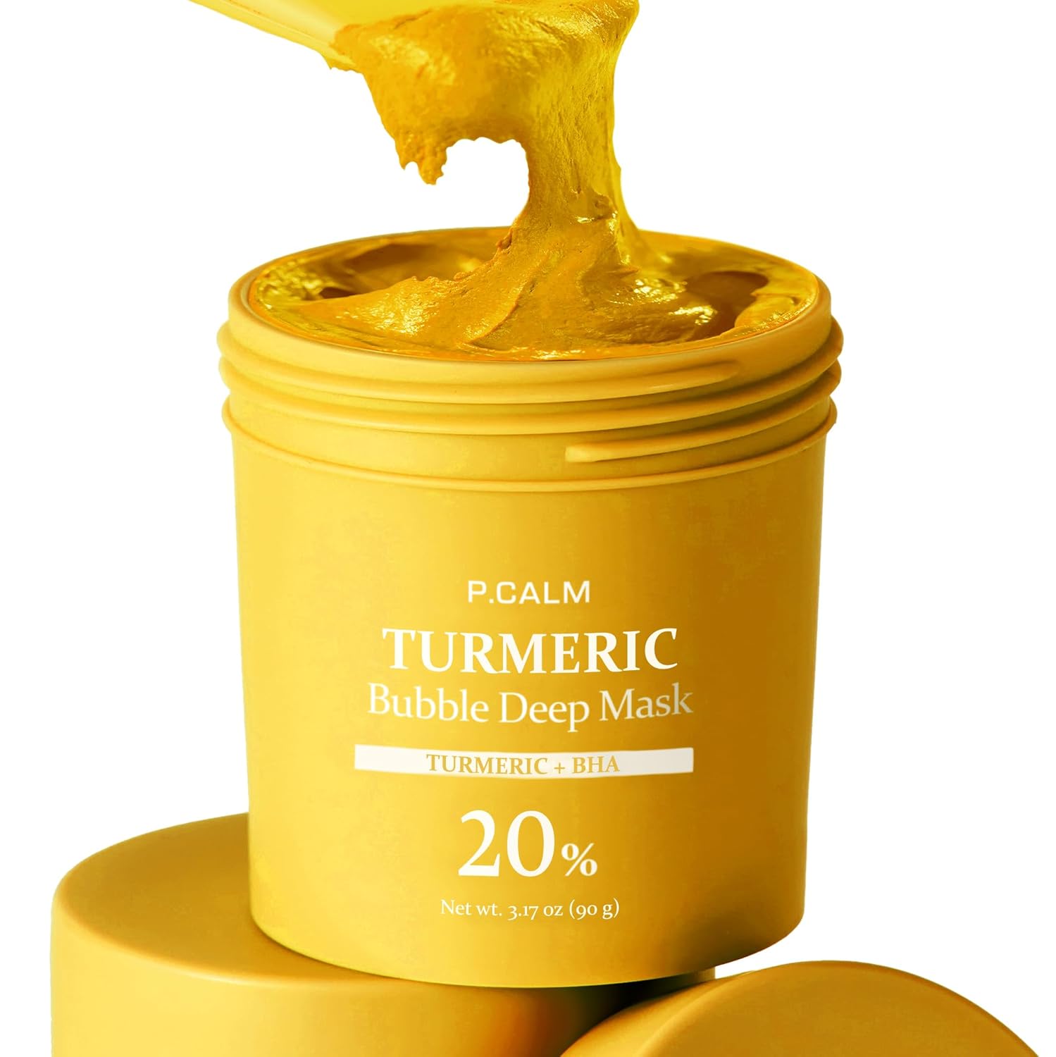 [Mascarilla facial] P.CALM Turmeric Bubble Deep Mask 90ml