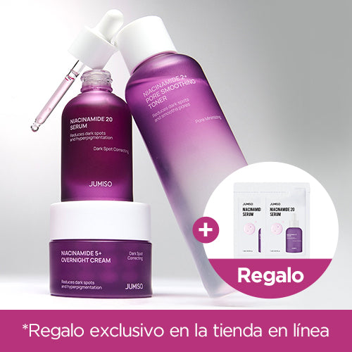 *SUPER PRECIO*[Set Especial] Jumiso Rutina Aclarante: Niacinamide20 Sérum + Tónico + Crema Nocturna