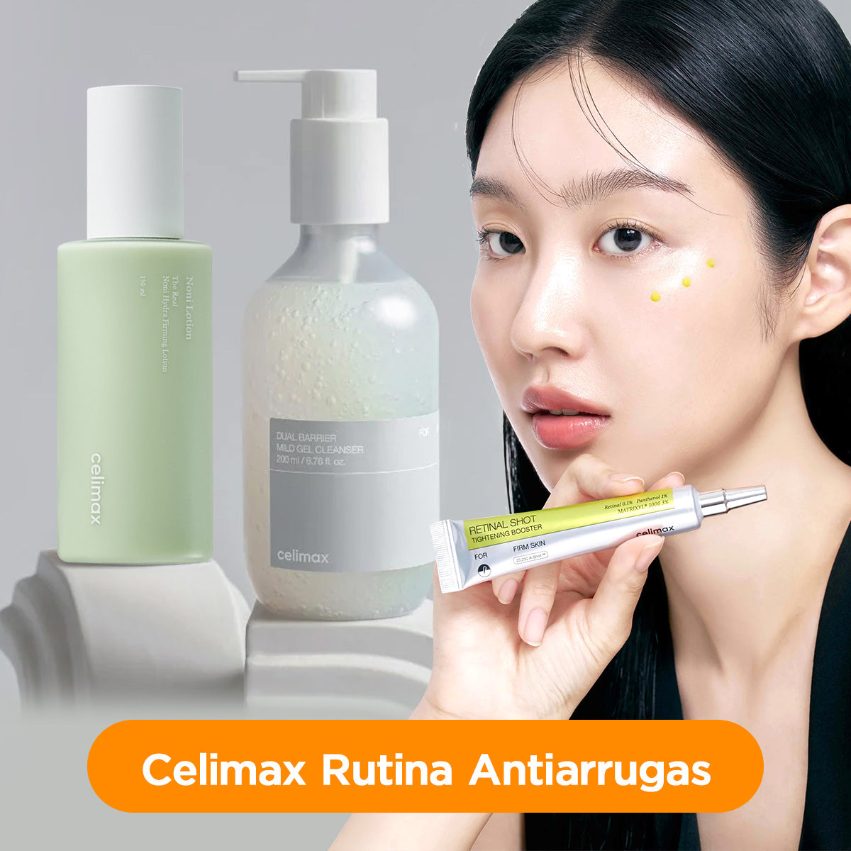 [Set Especial] Celimax Vita-A Retinal Booster + Noni Firming Lotion + Dual Barrier Cleanser