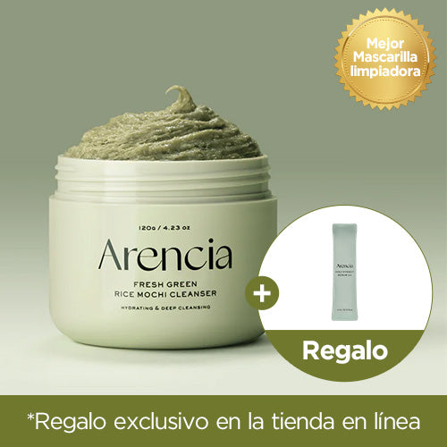 [Limpiador facial] Arencia Fresh Green Rice Mochi Cleanser 120ml