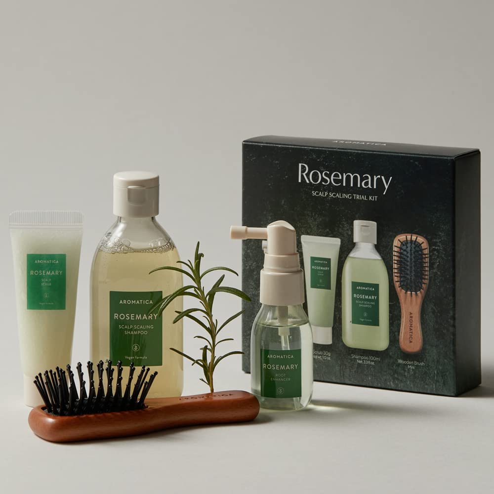 [Kit cuidado capilar] aromatica Rosemary Scalp Scaling Trial Kit