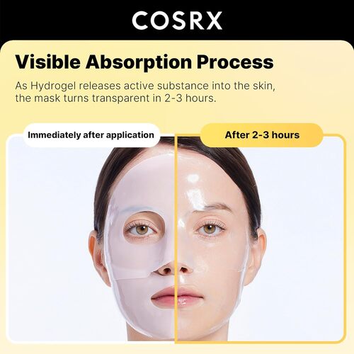 [Mascarillas faciales] COSRX Advanced Snail Mucin Glass Glow Hydrogel Mask (3ea)