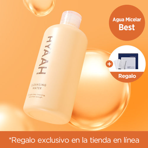 [Agua micelar desmaquillante] HYAAH Mild But Deep Cleansing Water 300ml + un regalo por pedido