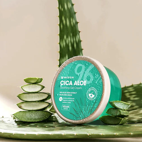 [Gel Aloe Vera] Mizon Cica Aloe 96% Soothing Gel Cream 300ml