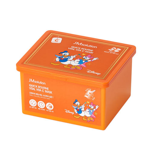 [Mascarilla facial] JM Disney Quick Routine Vital Vita C Mask (30ea)
