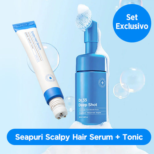 [Set Especial] Seapuri Set Cabello Abundante Scalpy Hair Serum + Bubble Tonic