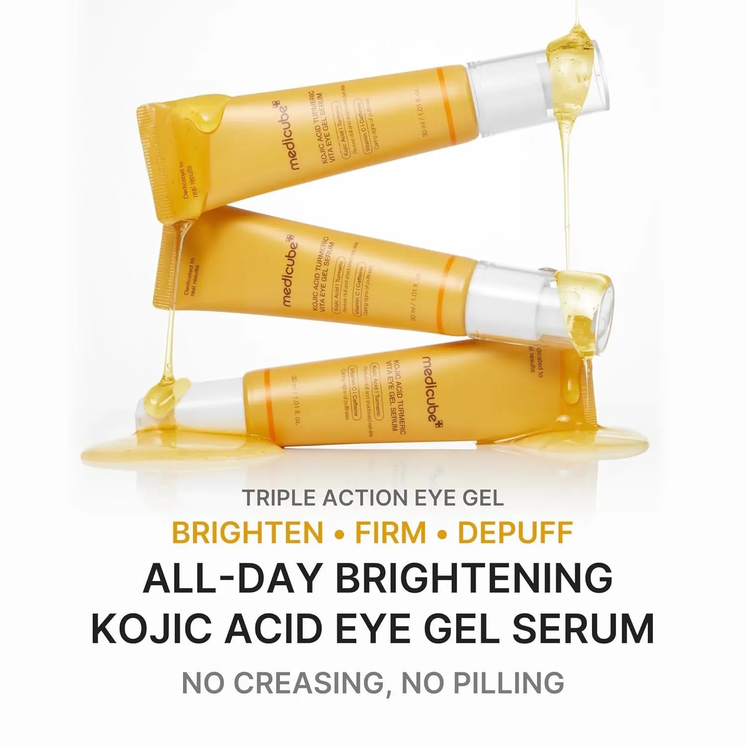 [Sérum] Medicube Kojic Acid Turmeric Vita Eye Gel Serum 30ml