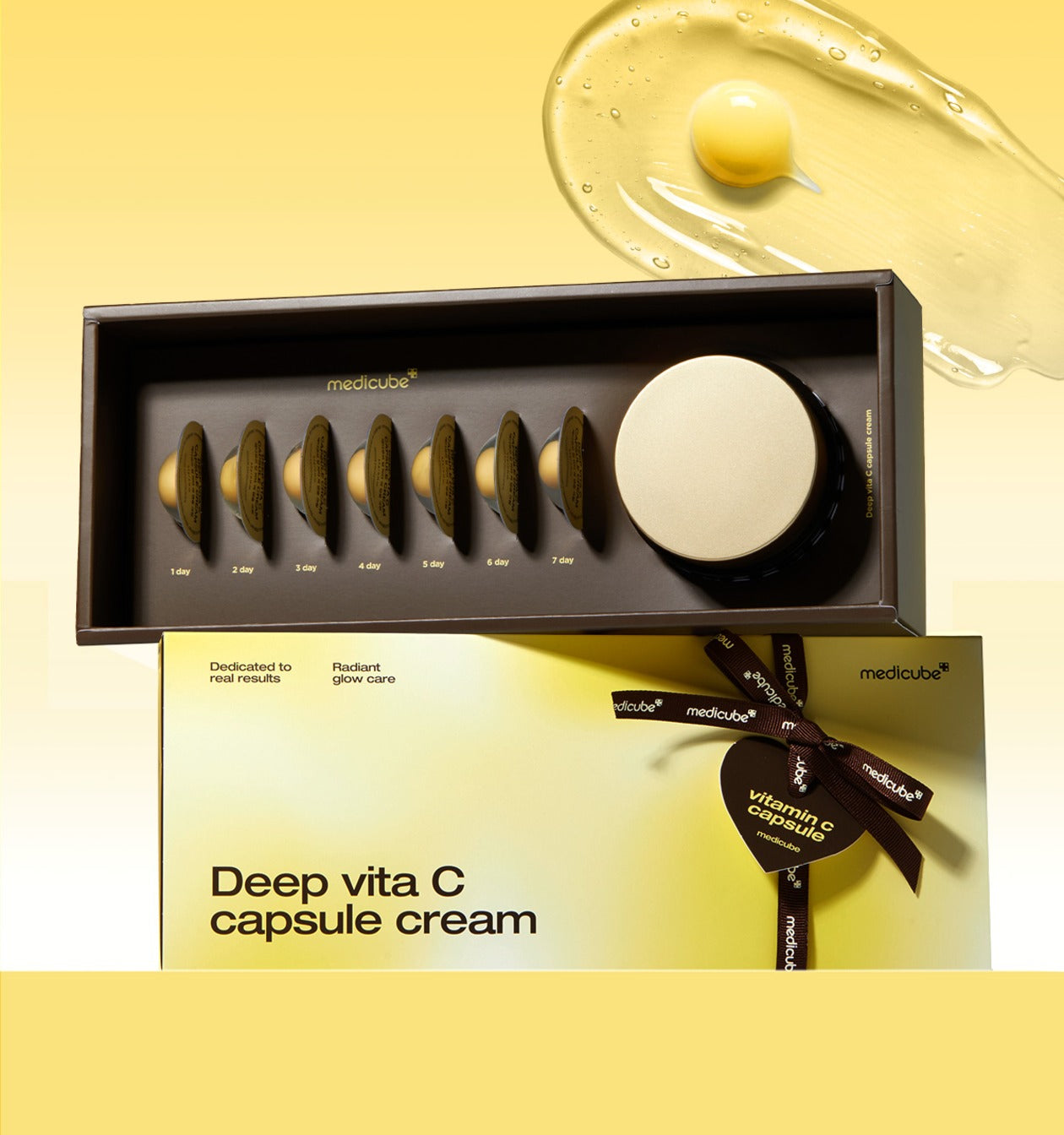 [Pack especial] Medicube Deep Vita C Capsule Cream Set (Crema 55ml 1ea + Sample 7ea)