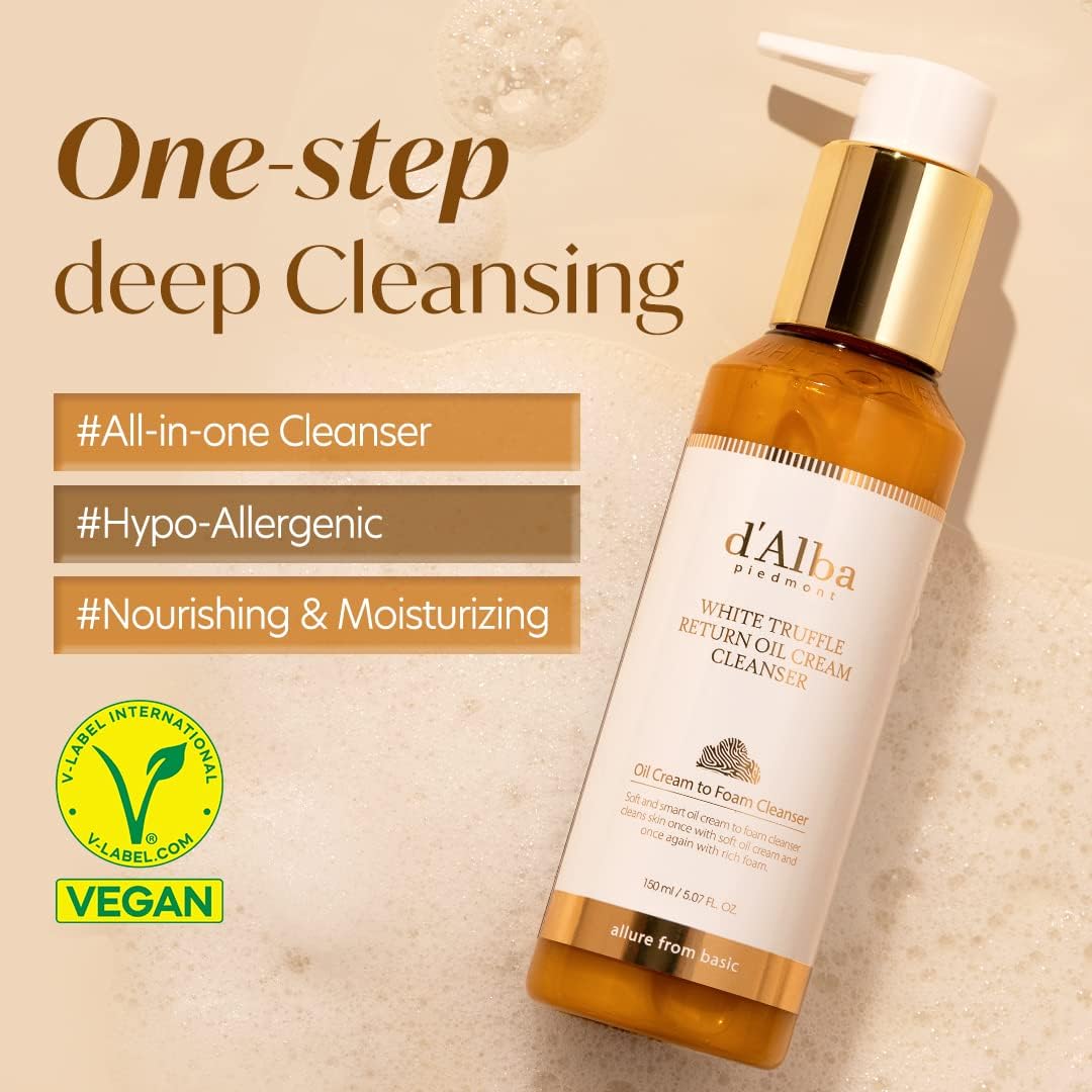 [Aceite limpiador] d'Alba White Truffle Return Oil Cream Cleanser 150ml