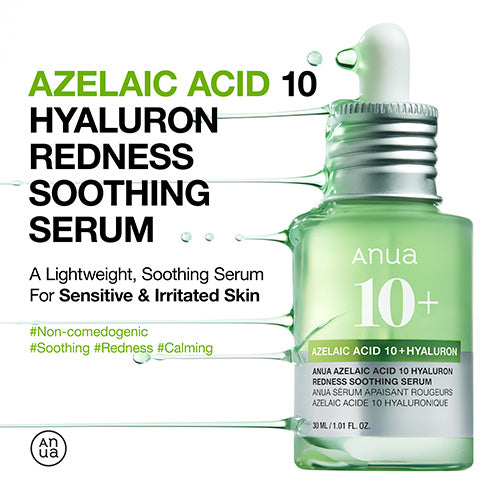 [Sérum] Anua Azelaic Acid 10 Hyaluron Redness Soothing Serum 30ml +Regalo Gratis