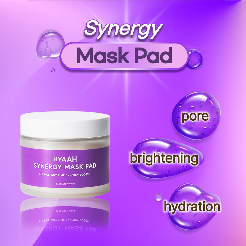 [Mascarilla facial] HYAAH Kelp Concentrate Synergy Mask (60ea)