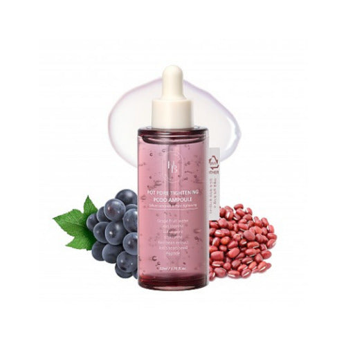 [Sérum para poros] HEVEBLUE Pot Pore Tightening Podo Ampoule 52ml