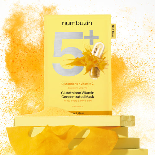 [Mascarillas faciales] Numbuzin No.5 Glutathione Vitamin Mask (5ea)