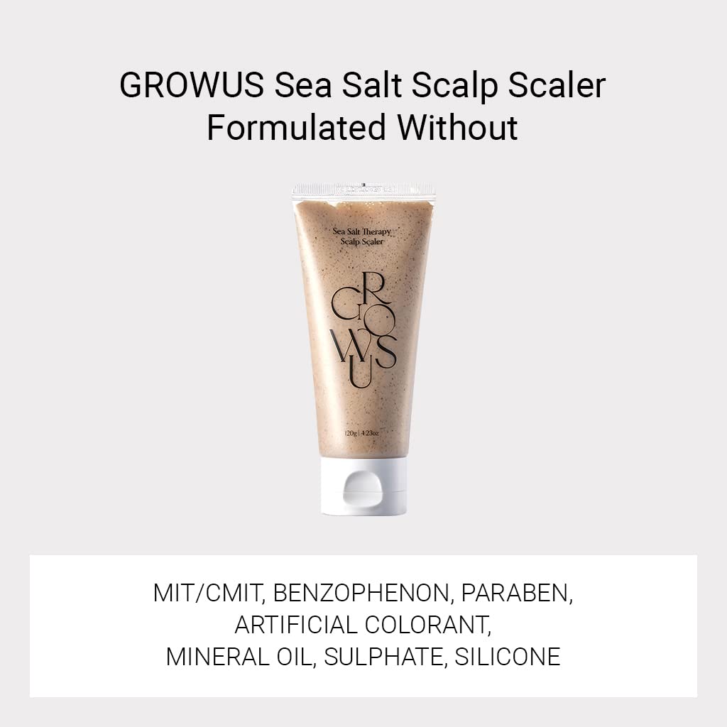 [Exfoliante capilar] GROWUS Sea Salt Therapy Scalp Scaler 120g