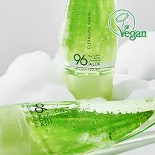 [Limpiador facial] HolikaAloe Clean Water Formula 96% Cleansing Foam 150ml