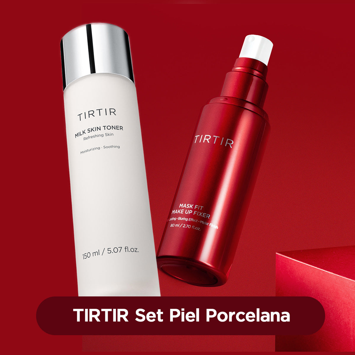 *SUPER PRECIO* [Set Especial] TIRTIR Milk Skin Toner & Make up Fixer