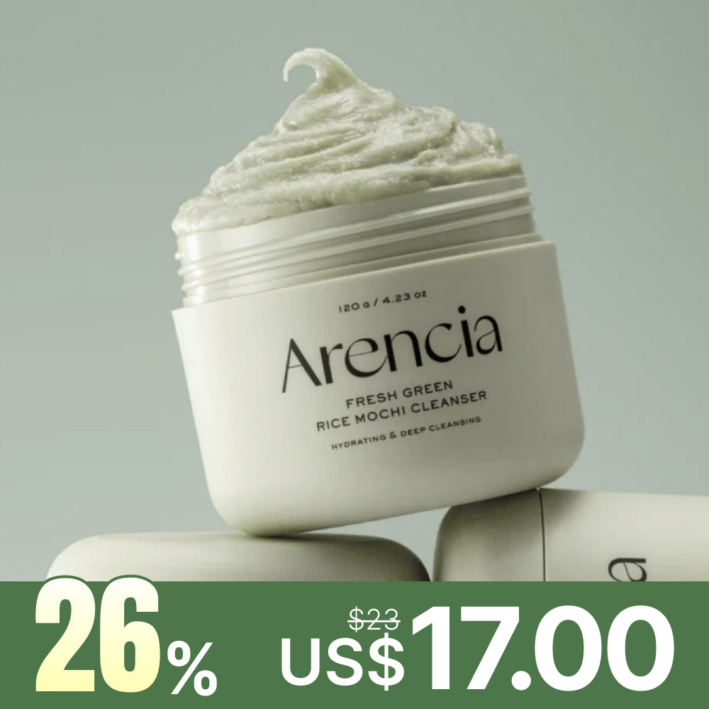 [Limpiador facial] Arencia Fresh Green Rice Mochi Cleanser 120ml