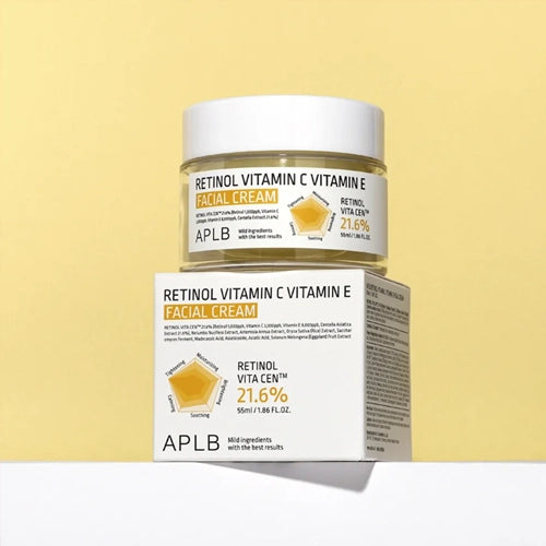 [Crema con vitaminas] APLB Retinol Vitamin C Vitamin E Facial Cream 55ml