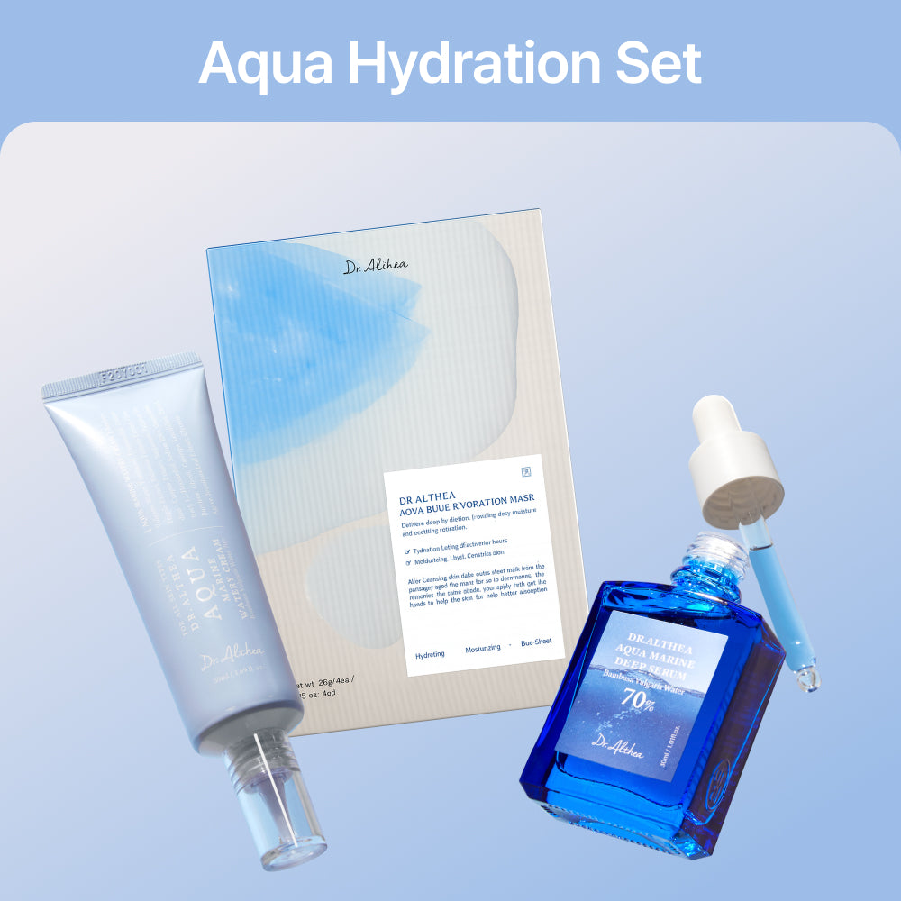 *SUPER PRECIO* [Set Especial] Dr. Althea Aqua Hydration Set : Sérum + Crema + Mascarillas