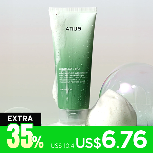 [Limpiador facial] Anua Heartleaf Quercetinol Pore Deep Cleansing Foam 150ml