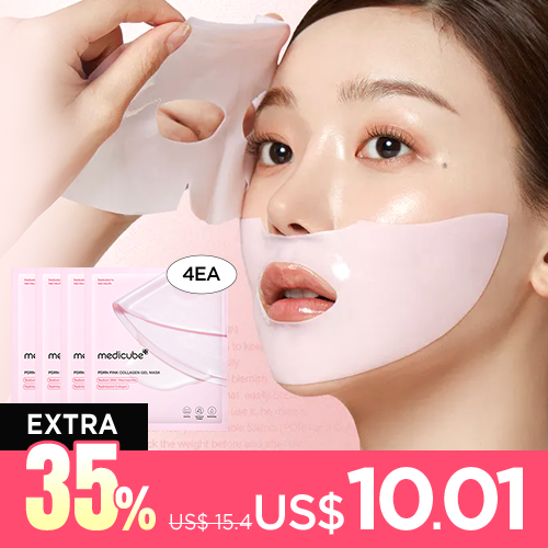 [Mascarillas faciales] MEDICUBE PDRN Pink Collagen Gel Mask (4ea)