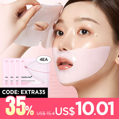 [Mascarillas faciales] MEDICUBE PDRN Pink Collagen Gel Mask (4ea)