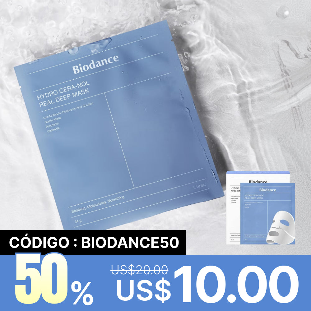 *Special Price* [Mascarilla facial] Biodance Hydro Cera-nol Real Deep Mask (4ea)