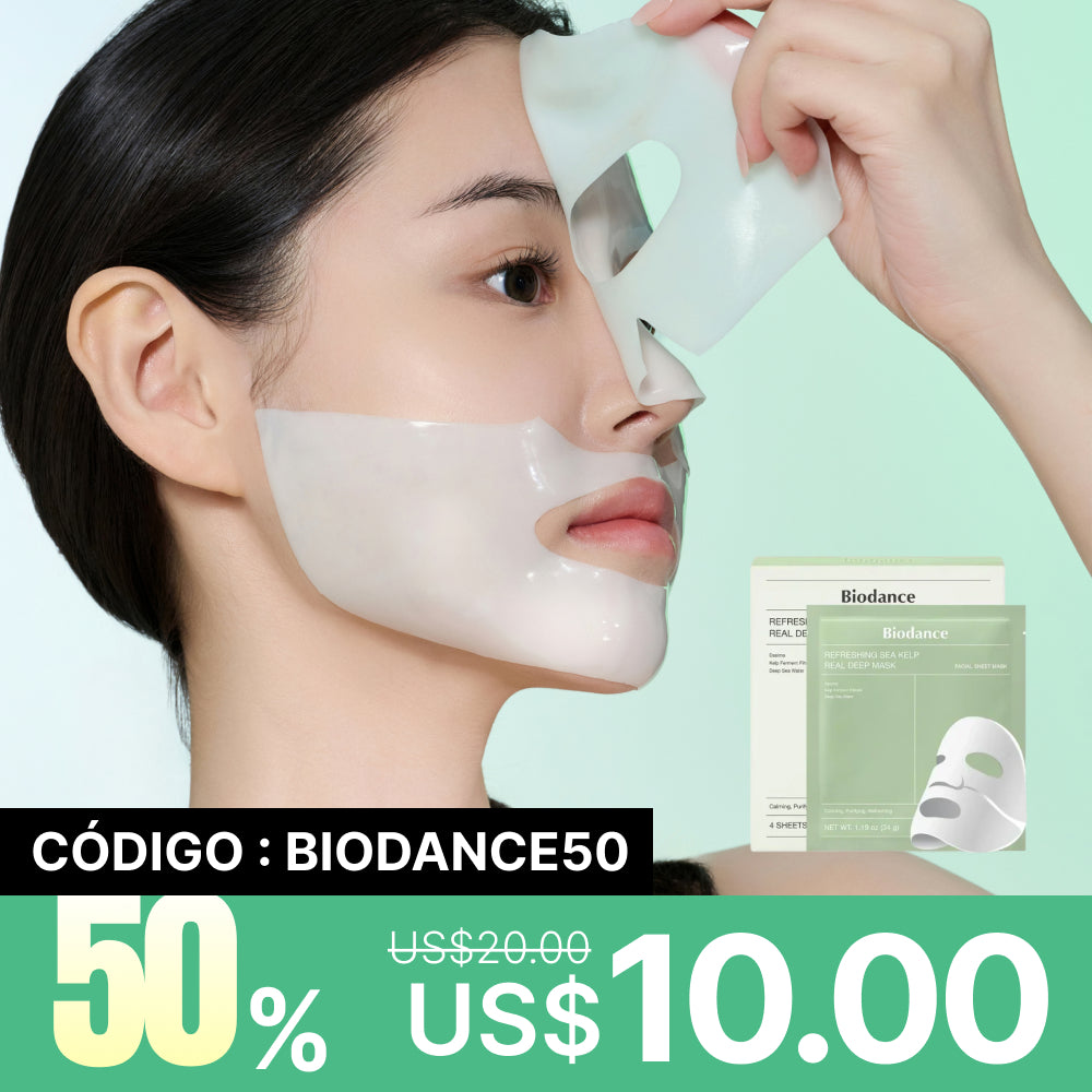 *Special Price* [Mascarilla facial] Biodance Refreshing Sea Kelp Real Deep Mask (4ea)