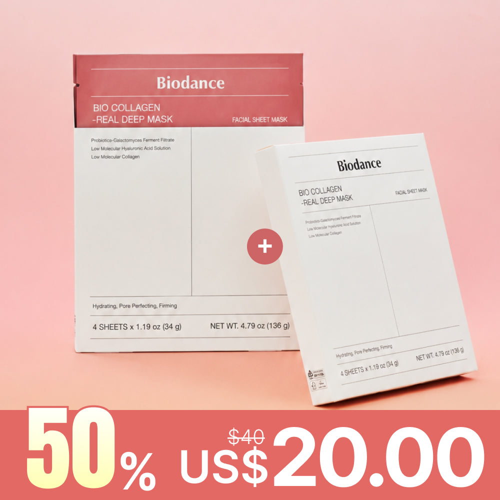 *SUPER PRECIO*[Mascarilla facial] Biodance Bio-Collagen Real Deep Mask (4uds. *2cajas)
