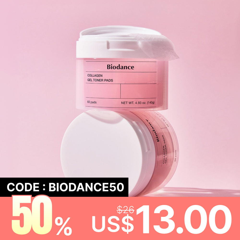 *Special Price* [Almohadillas con tónico] Biodance Collagen Gel Toner Pads (60ea)