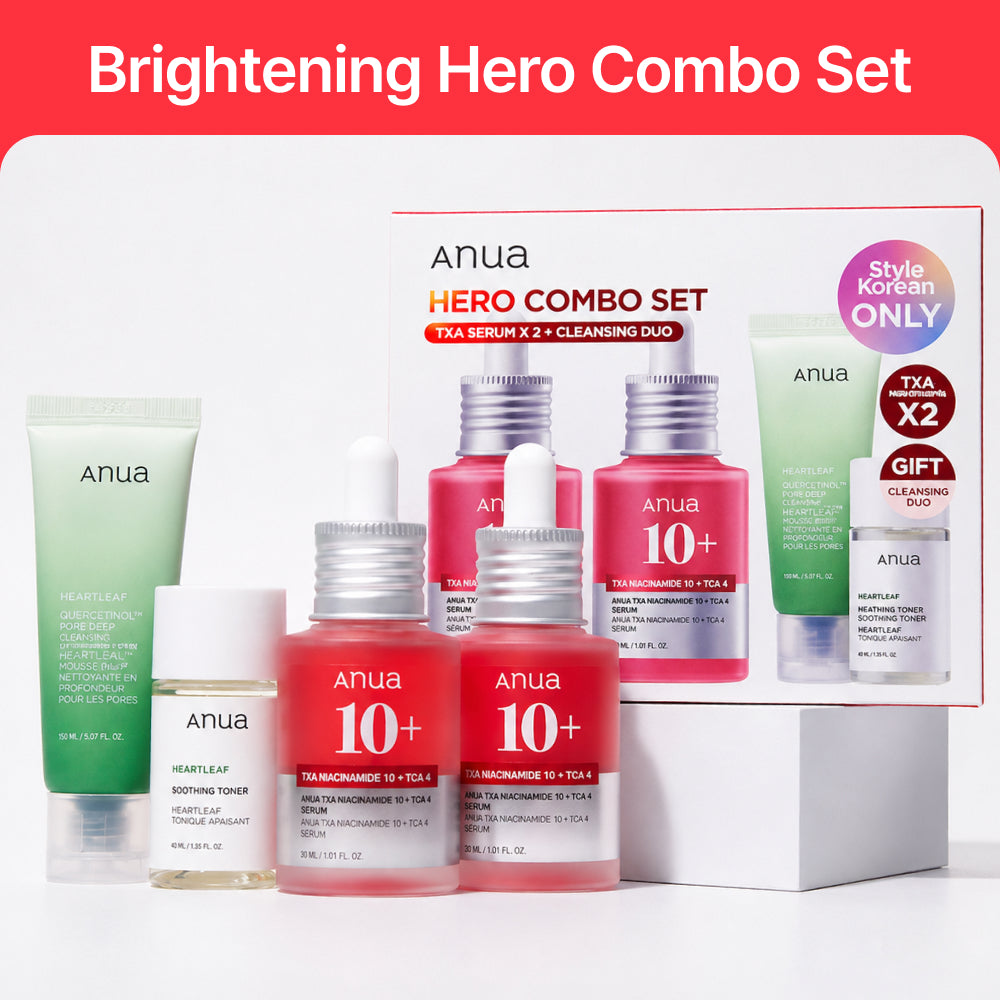 *SUPER PRECIO*[Pack Exclusivo] Anua TXA Serum Hero Combo Set