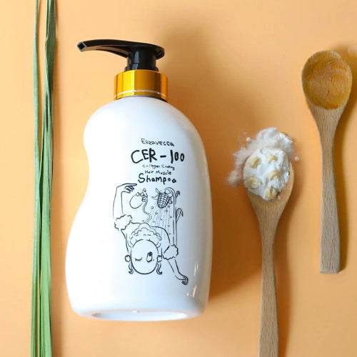 [Champú] Elizavecca *renew* CER-100 Collagen Coating Hair A+ Muscle Tornado Shampoo 500ml
