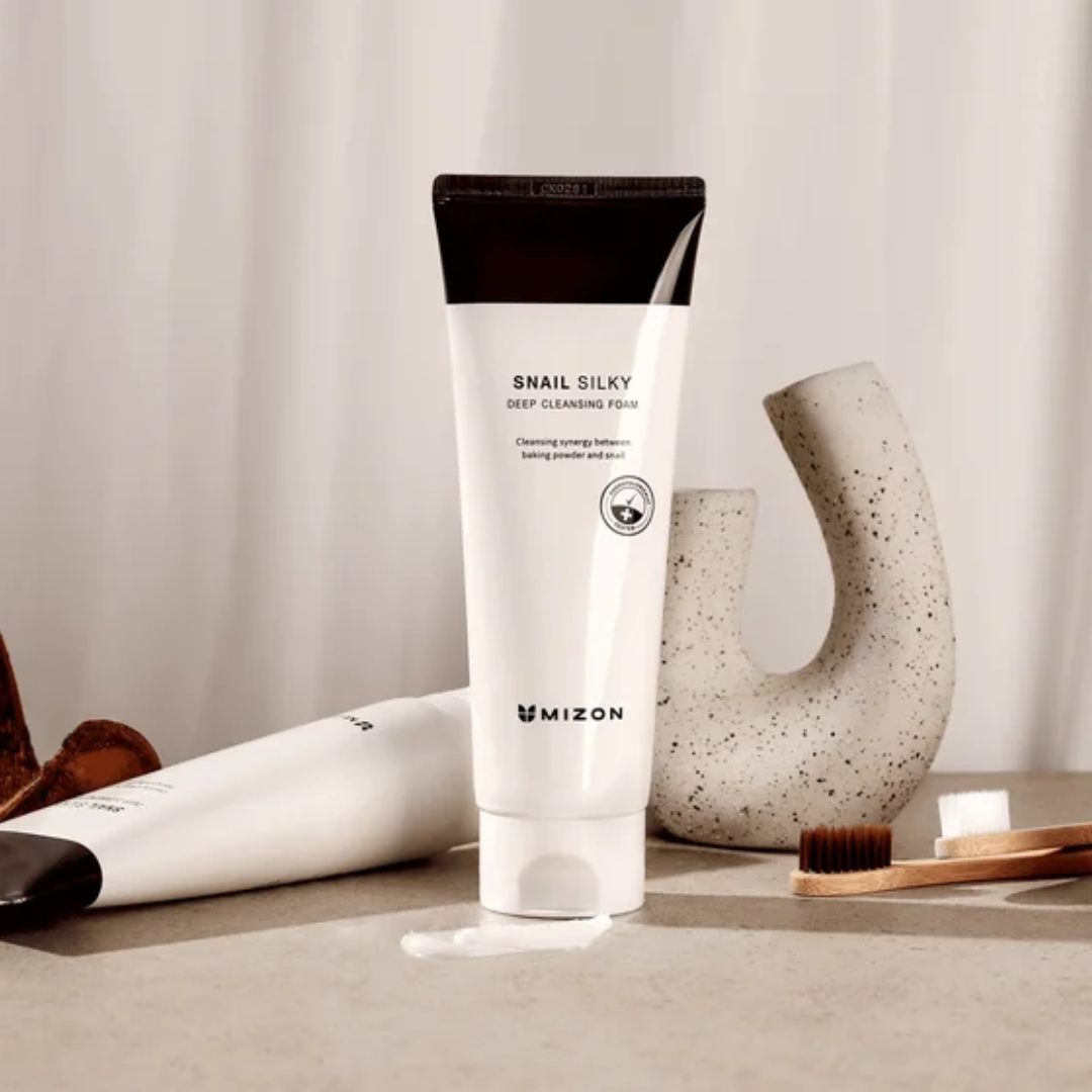 [Limpiador facial] Mizon Snail Silky Deep Cleansing Foam 150ml