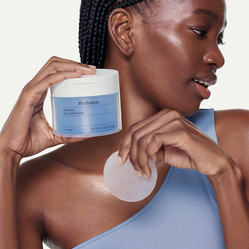 [Almohadillas con tónico] Biodance Cera-nol Gel Toner Pads (60ea)