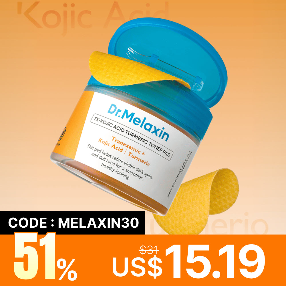 [Almohadillas con tónico] Dr.Melaxin TX Kojic Acid Turmeric Toner Pads 70ea