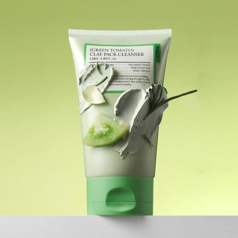 [Limpiador facial] FULLY Green Tomato Clay Pack Cleanser 120ml