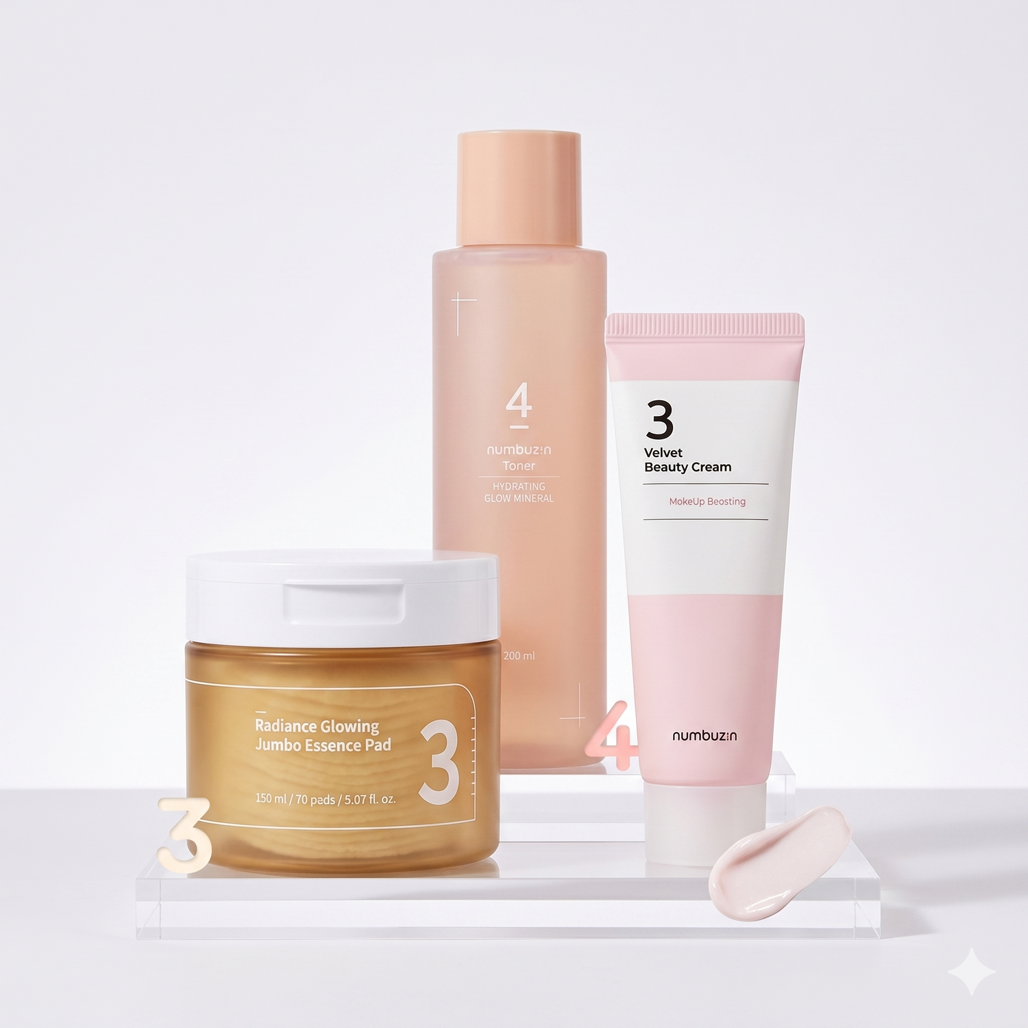*SUPER PRECIO*[Set Especial] $74 Value→ $19  Glass Skin Hydration Routine Bundle