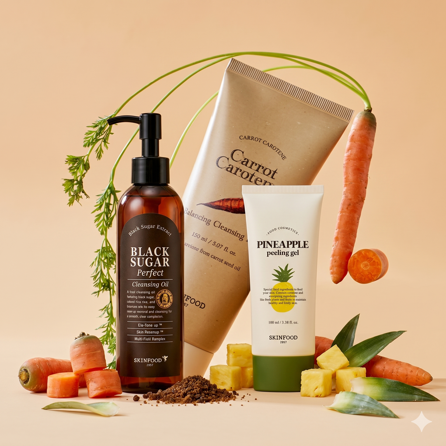 *SUPER PRECIO*[Set Especial] SKINFOOD DAILY CLEAN BEAUTY STARTER KIT