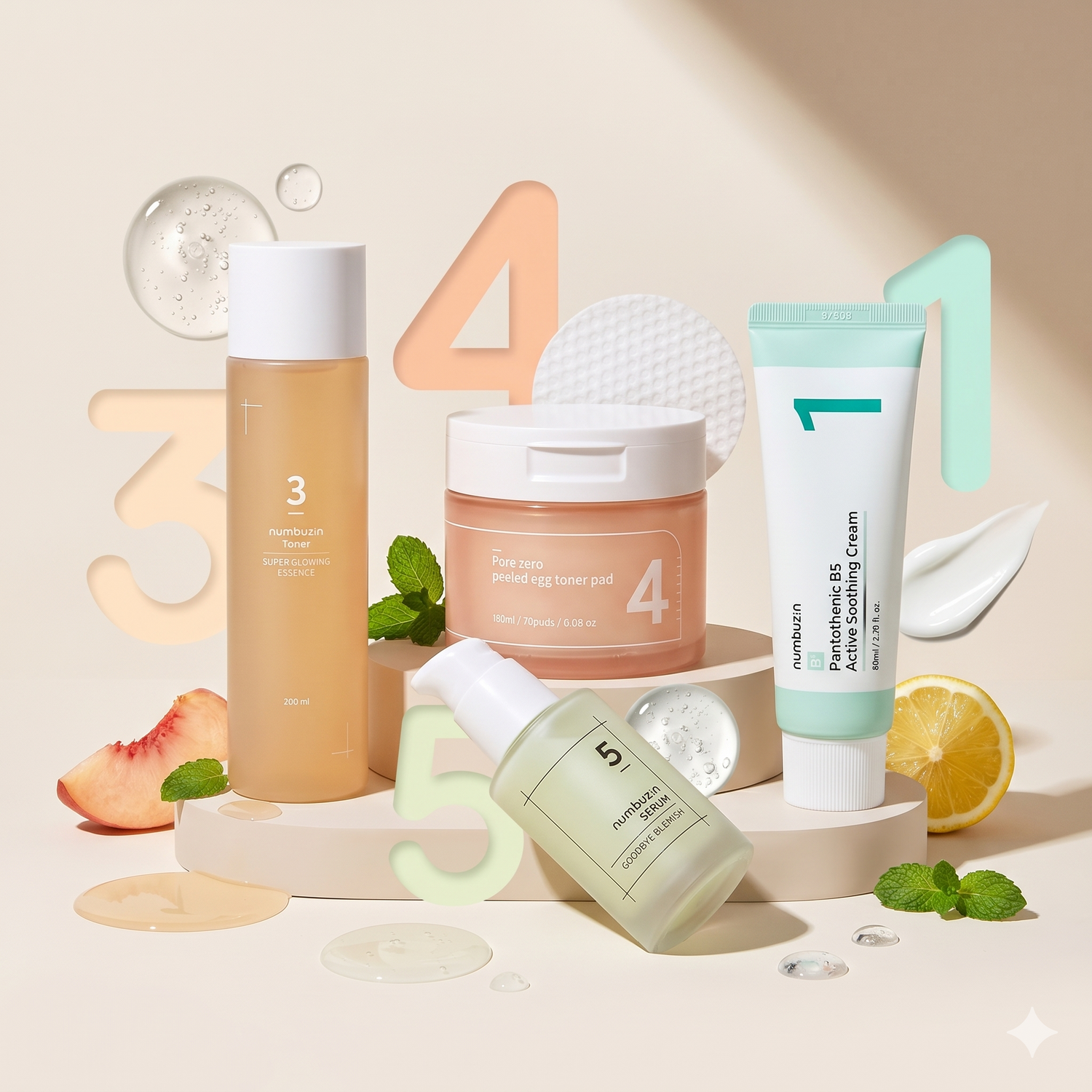 *SUPER PRECIO*[Set Especial] Numbuzin GLOW CORE STARTER KIT ( $102 Value for ONLY $35)