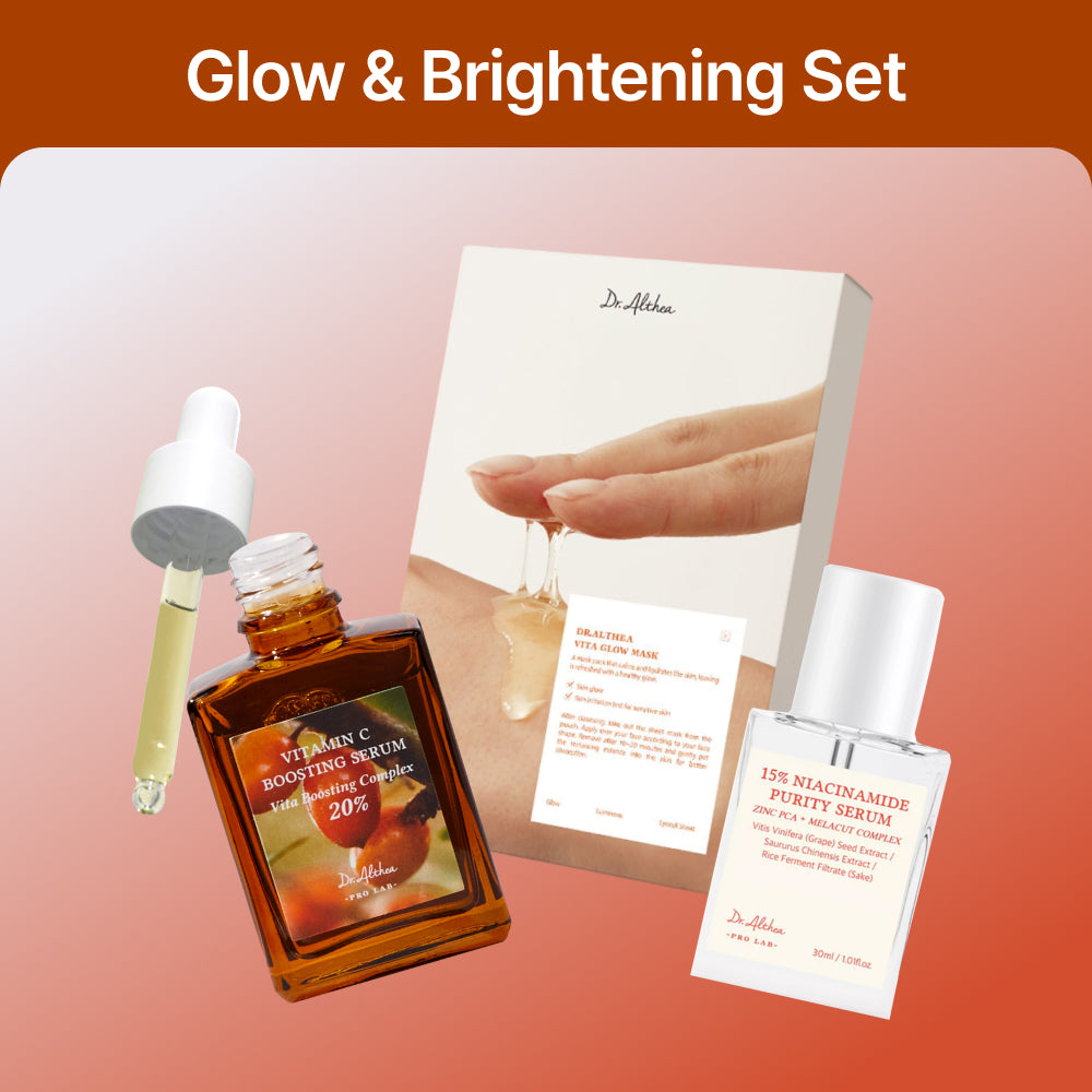 *SUPER PRECIO* [Set Especial] Dr. Althea Glow & Brightening Set : Sérums + Mascarillas