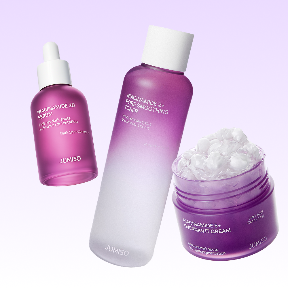 *SUPER PRECIO* [Set Especial] Jumiso Rutina Aclarante: Niacinamide20 Sérum + Tónico + Crema Nocturna