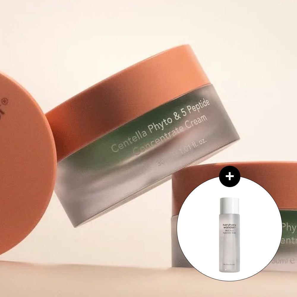 [Crema facial] haruharu Centella Phyto & 5 Peptide Concentrate Cream 30ml