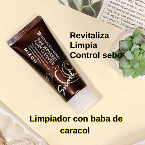 [Limpiador facial] Mizon Snail Repairing Foam Cleanser 60ml