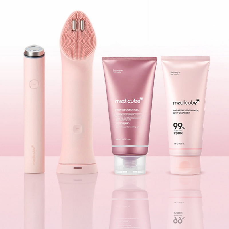 *SUPER PRECIO* [Set Especial] MEDICUBE AGE-R Glass Skin Care Routine for Dull & Dehydrated Skin 